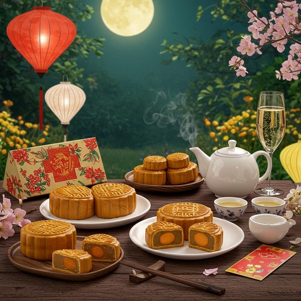 Kết Hợp Đỉnh Cao: Thức Uống Kèm Bánh Trung Thu Mặn