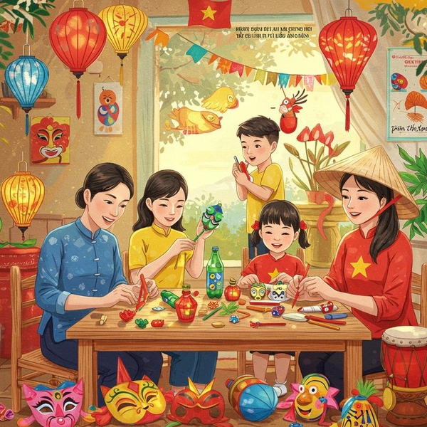 Hướng Dẫn Làm Đồ Chơi Trung Thu Tái Chế Từ Vật Liệu Đơn Giản