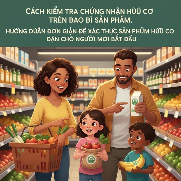 Cách Kiểm Tra Chứng Nhận Hữu Cơ Trên Bao Bì Sản Phẩm