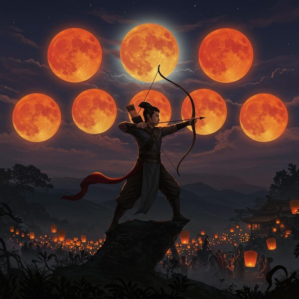 Hậu Nghệ Bắn Mặt Trời: Sự Kết Nối Kỳ Ảo Với Ngày Trung Thu