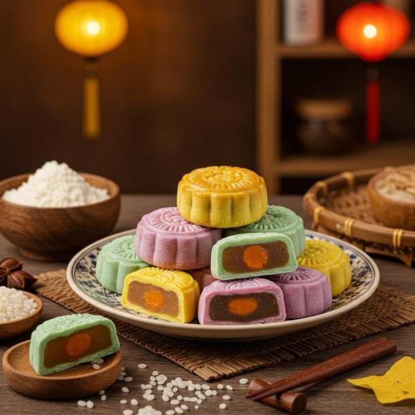 Mua Bột Nếp Làm Bánh Trung Thu Mochi Ở Đâu?