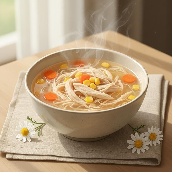 Bí Quyết Nấu Súp Yến Sào Thịt Gà Xé Phay Tăng Cường Đề Kháng Cho Bé