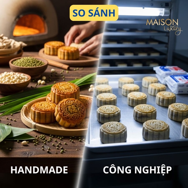 So Sánh Bánh Trung Thu Handmade & Công Nghiệp Cho Doanh Nghiệp