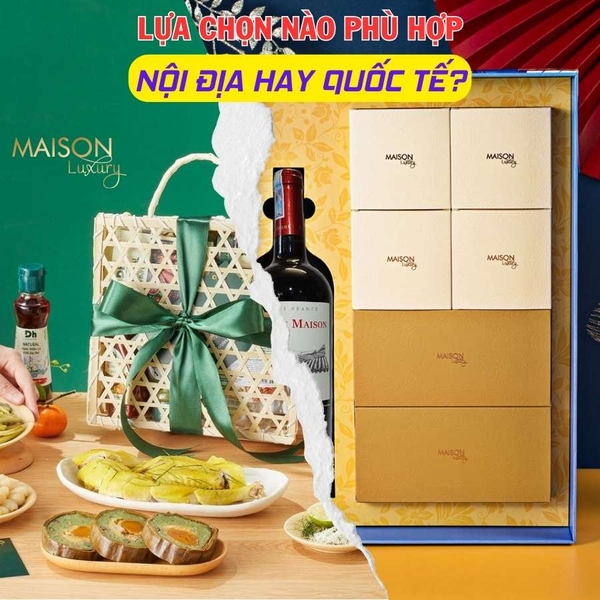 So sánh Quà Tết Nội Địa và Quốc Tế: Lựa Chọn Hoàn Hảo Cho Doanh Nghiệp