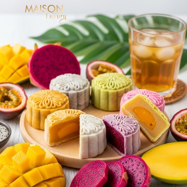 Bánh trung thu nhân trái cây nhiệt đới