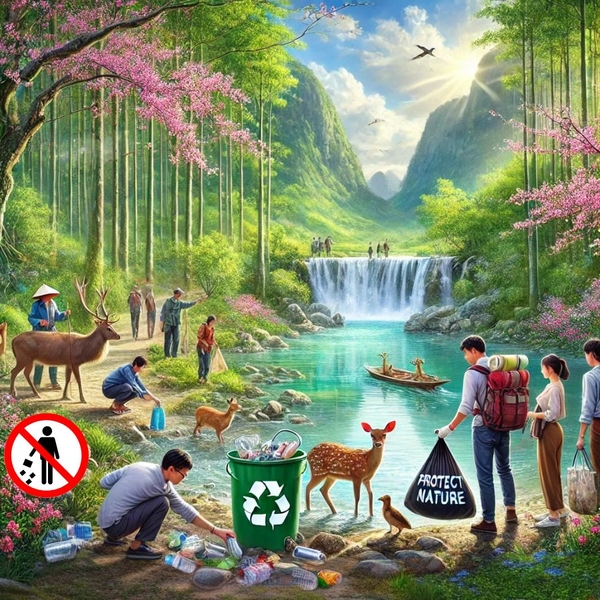 lưu ý bảo vệ môi trường khi du xuân
