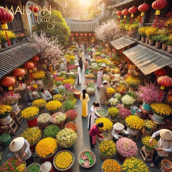 các chợ hoa ngày tết
