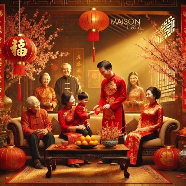 gia chủ đón người xông đất