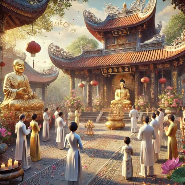 phong tục ngày tết- đi lễ đầu năm