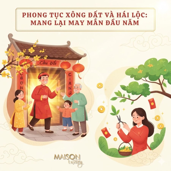 Phong Tục Xông Đất và Hái Lộc: Mang Lại May Mắn Đầu Năm