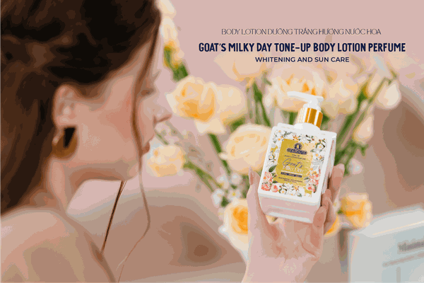 Da trắng bật tông và Bảo vệ da toàn diện cùng Dê la Beauté Lotion ngày