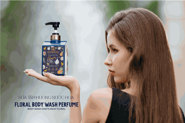 Làn da mịn màng và tươi mới cùng sự kết hợp tinh tế giữa sữa Dê La Beauté và hoa cúc