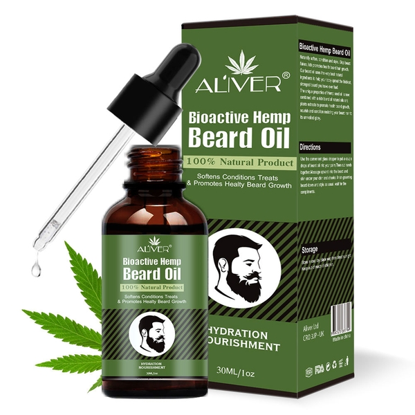 Tinh dầu dưỡng râu siêu mượt Aliver Bioactive Hemp Beard Oil