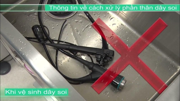 Xử lý phần thân dây soi