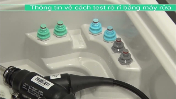 Cách test rò rỉ trên máy rửa