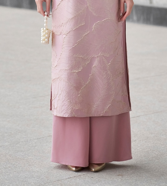 Quần Lụa - Hồng