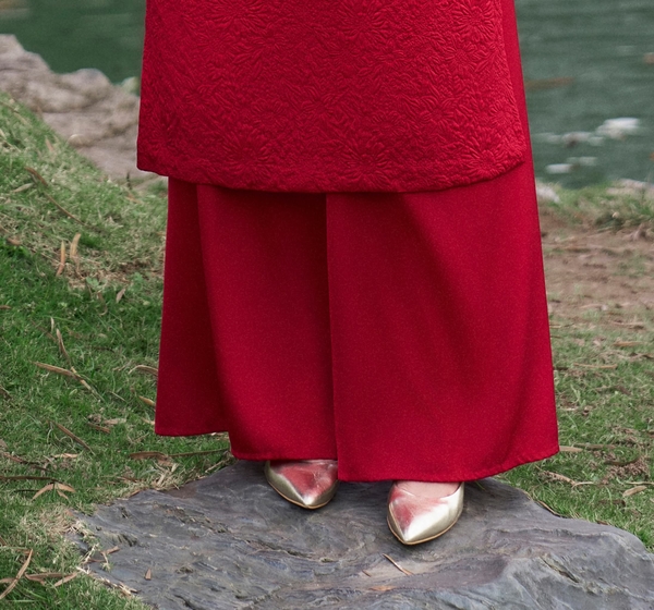 Quần lụa - Đỏ