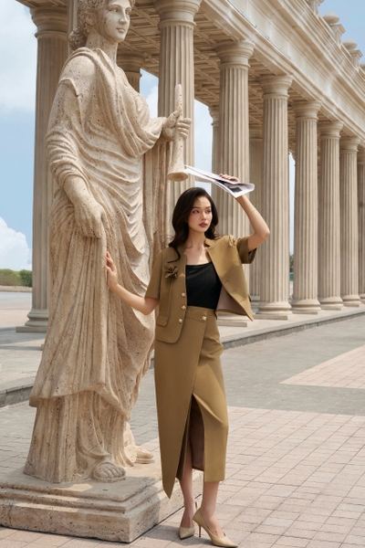 JULLIE BLAZER (blazer  +long skirt)