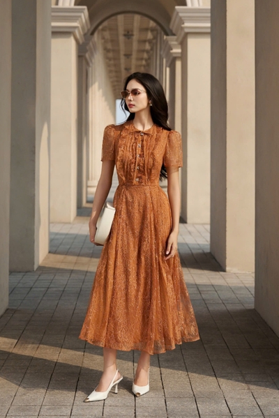 FANNY DRESS - Nâu Terra