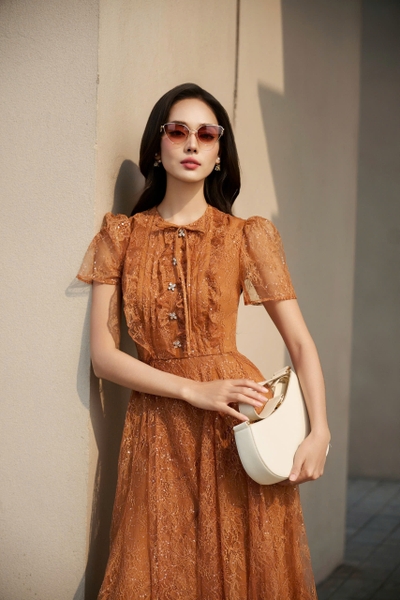 FANNY DRESS - Nâu Terra