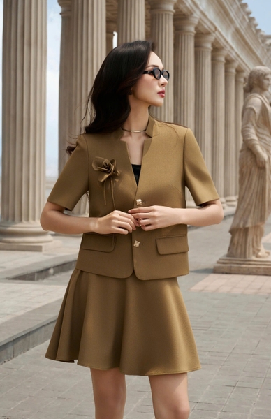 JULLIE SET - (blazer + mini skirt)