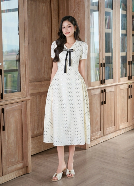 SWISS DOT DRESS