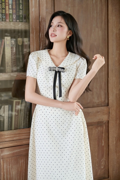 SWISS DOT DRESS