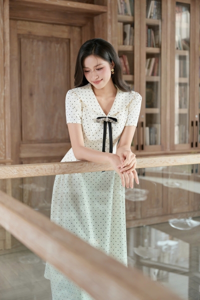 SWISS DOT DRESS