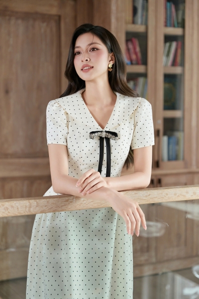 SWISS DOT DRESS