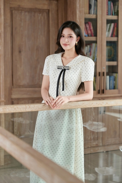 SWISS DOT DRESS