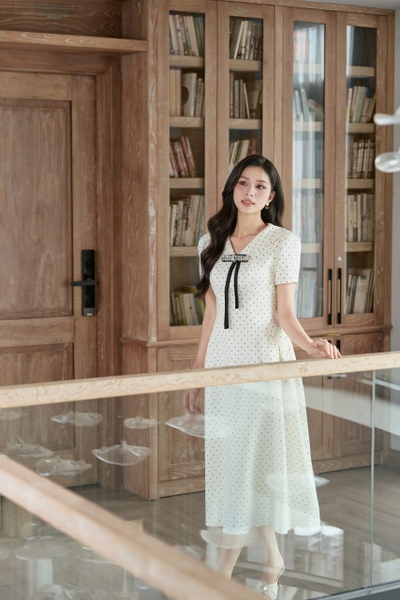 SWISS DOT DRESS