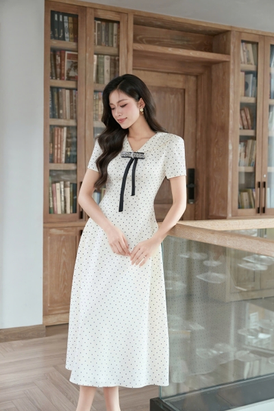 SWISS DOT DRESS