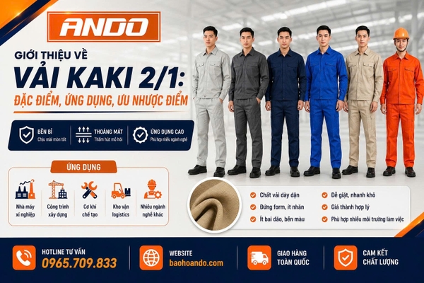 Giới Thiệu Về Vải Kaki 2/1: Đặc Điểm, Ưu Nhược Điểm Và Ứng Dụng Trong May Đồng Phục