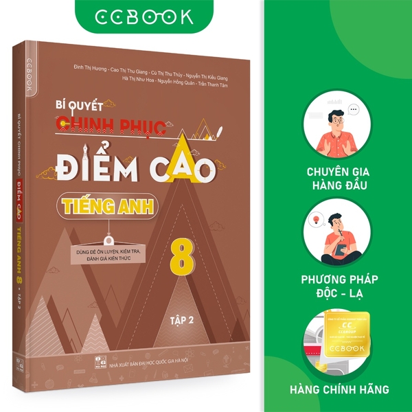 Sách - Bí quyết chinh phục điểm cao tiếng Anh 8
