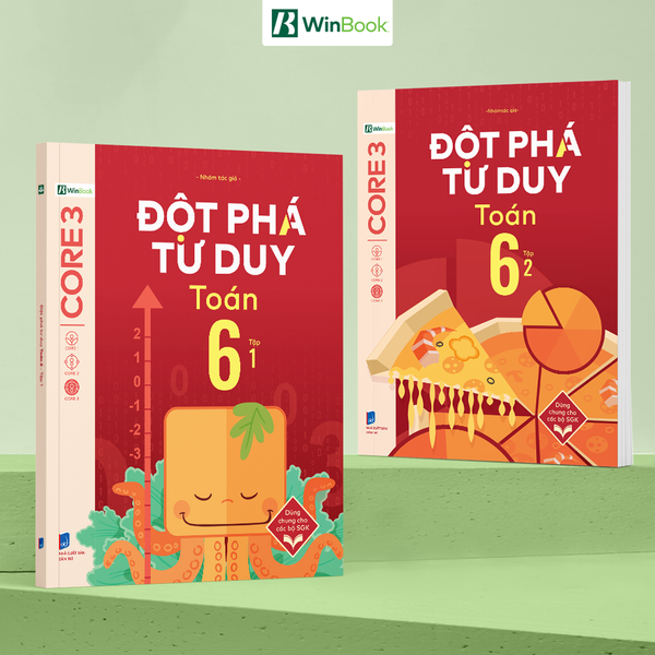 Combo Đột phá tư duy toán 6 (2 tập)