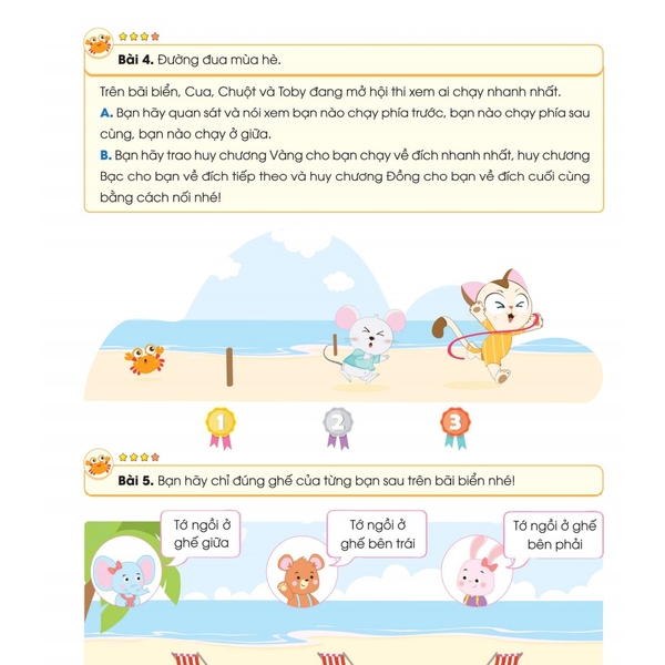 Sách - Combo 4 cuốn Happy family Cùng con phát triển năng lực Toán lớp 1 tập 1