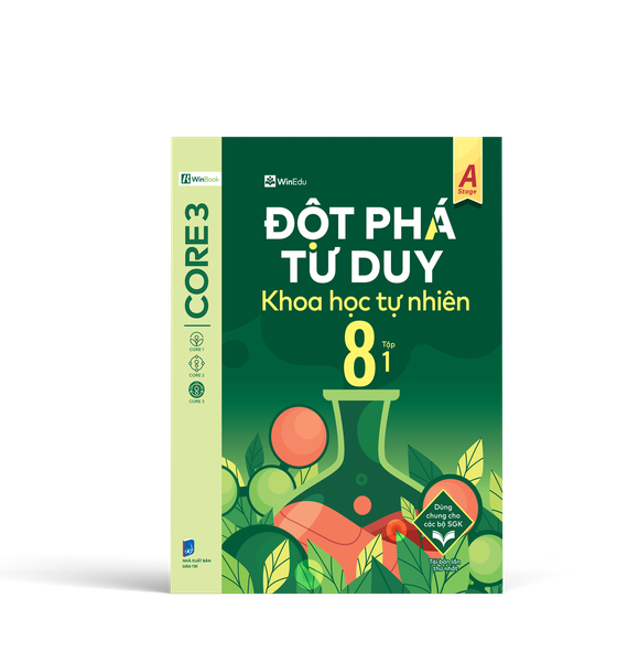 Sách - Đột phá tư duy Khoa học tự nhiên 8 - Dùng chung cho các bộ SGK