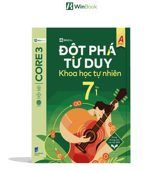 Sách - Đột phá tư duy Khoa học tự nhiên 7 - Dùng chung cho các bộ SGK - Giúp con tự học tốt - Chính hãng WinBook