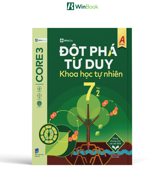 Sách - Đột phá tư duy Khoa học tự nhiên 7 - Dùng chung cho các bộ SGK - Giúp con tự học tốt - Chính hãng WinBook