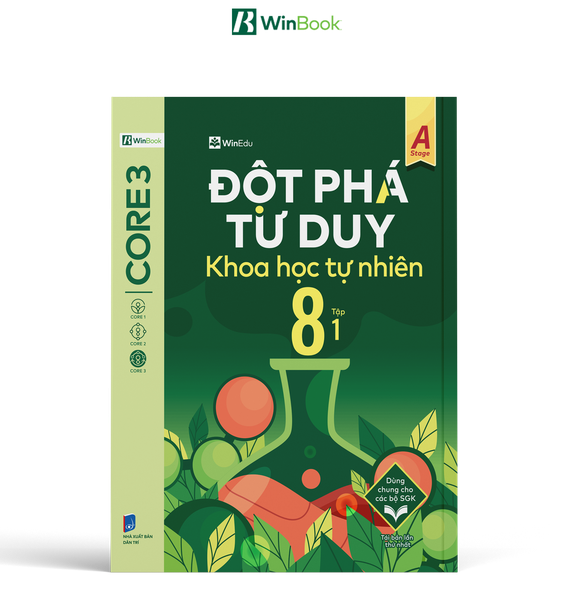 Sách - Đột phá tư duy Khoa học tự nhiên 8 - Dùng chung cho các bộ SGK