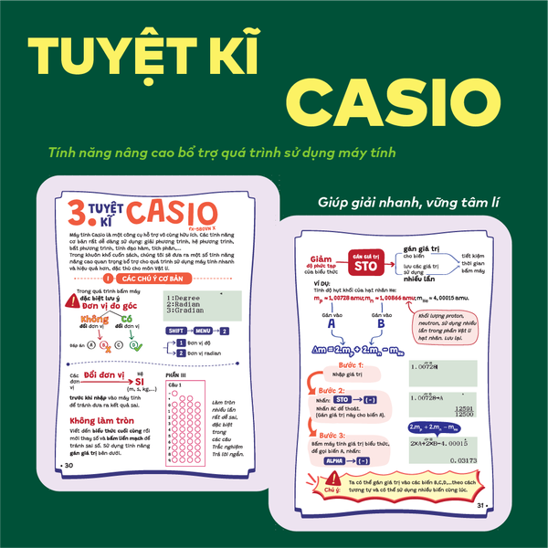 Bộ 3 sổ tay kiến thức A01 - P.H.A.O Ôn luyện thi tốt nghiệp THPT, ĐGNL môn Toán, Lí, Anh - Bám sát kì thi 2027 | WinBook