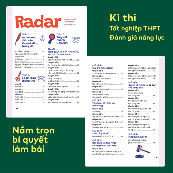 Sách P.H.A.O Giáo dục Kinh tế và Pháp luật Ôn luyện thi tốt nghiệp THPT, ĐGNL | WinBook