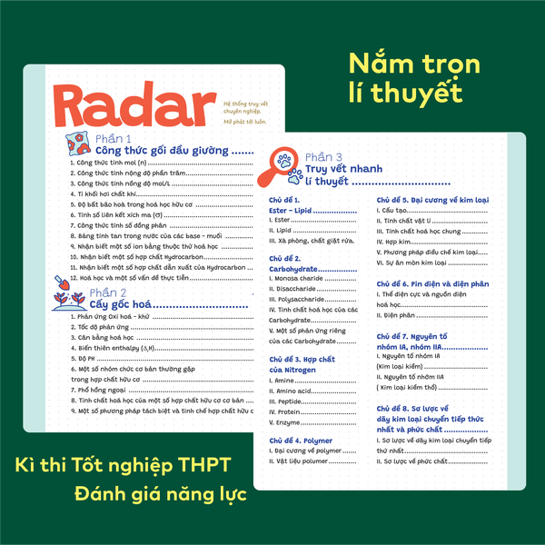 Bộ 3 sổ tay kiến thức A06 - P.H.A.O Ôn luyện thi tốt nghiệp THPT, ĐGNL môn Toán, Hóa, Địa - Bám sát kì thi 2027 | WinBook