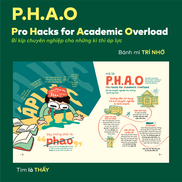 Combo 3 cuốn sách P.H.A.O Ôn luyện thi tốt nghiệp THPT ĐGNL môn Toán, Hoá, Sinh - Ôn lí thuyết khối B00 cấp tốc | WinBook