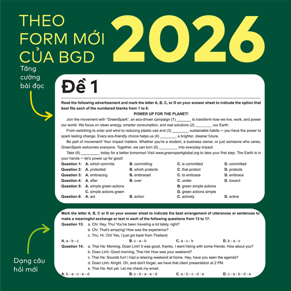 Sách - Đột phá tư duy Kì thi tốt nghiệp THPT môn Tiếng Anh
