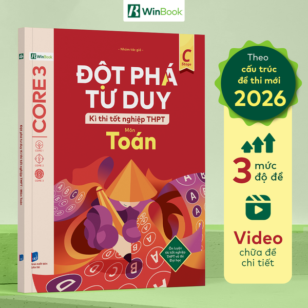 Sách - Đột phá tư duy Kì thi tốt nghiệp THPT môn Toán - Ôn thi cấp tốc | WinBook