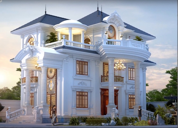 Top 10 mẫu biệt thự tân cổ điện đẹp nhất
