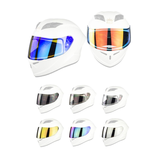 Phụ Kiện Thay Thế Cho Mũ Bảo Hiểm Fullface Royal M266 Chính Hãng – Kính PC, Chốt Kính, Thông Gió, Lót Nón & Khóa Microlock