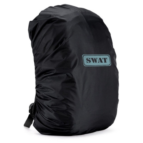 Bọc Trùm Balo SWAT – Vải Dù Chống Nước, Siêu Bền, Gấp Gọn, Logo Phản Quang