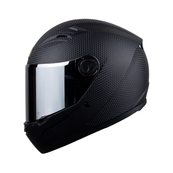 Mũ Bảo Hiểm Fullface AGU A138 – Màu Vân Carbon Nhám, Chính Hãng AGU Helmet